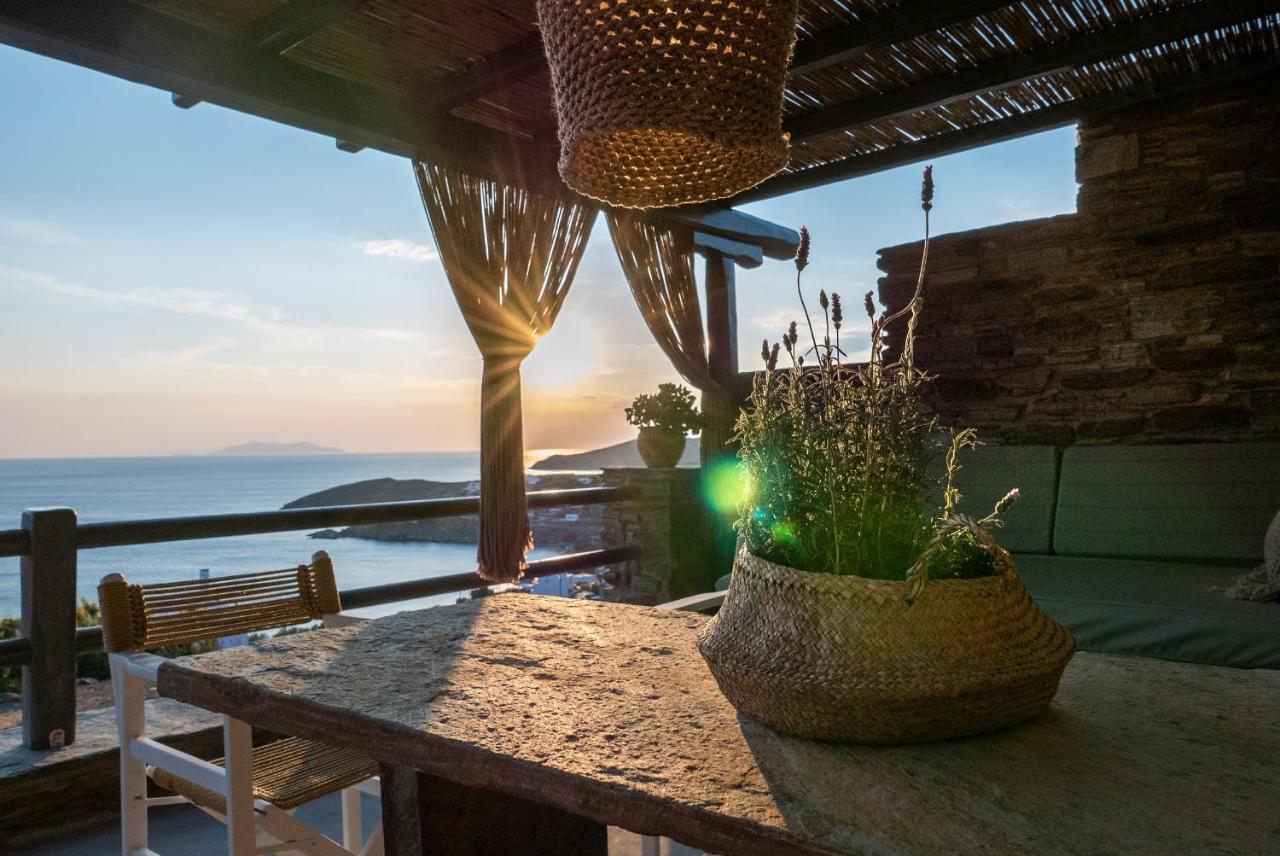 فيلا Aerino Seaside Agios Romanos المظهر الخارجي الصورة